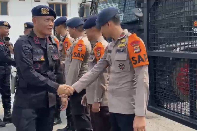Kalteng Dapat Tambahan 200 Personel Brimob untuk Penanganan Karhutla