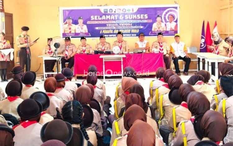 212 Pramuka Kapuas Ikuti JOTA-JOTI, Belajar Komunikasi Radio dan Internet