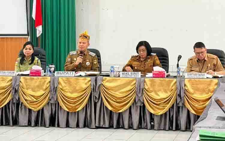 Bupati Gunung Mas Minta Semua Pemangku Kepentingan Bersinergi Sukseskan Penilaian KKS 2027