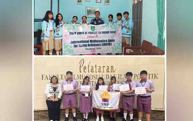 Tim Gabungan SMP Palangka Raya Raih Medali Emas dan Perak di Kompetisi Sains Nasional
