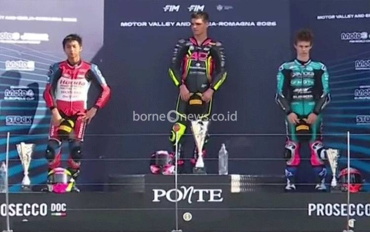 Kiandra Ramadhipa Tutup Moto3 Junior 2026 Dengan Runner-up di Misano