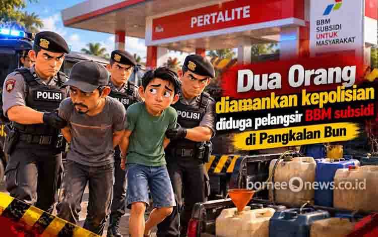 Polisi Amankan 549 Liter Pertalite Subsidi, Dua Orang Diduga Terlibat Penjualan di Pangkalan Bun