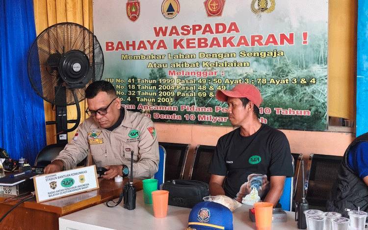 RAPI Kobar Bantu Komunikasi Pemadaman Karhutla, Peralatan Masih Swadaya