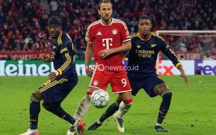 Declan Rice Selamatkan Arsenal dari Kekalahan, Bayern Ditahan 2-2