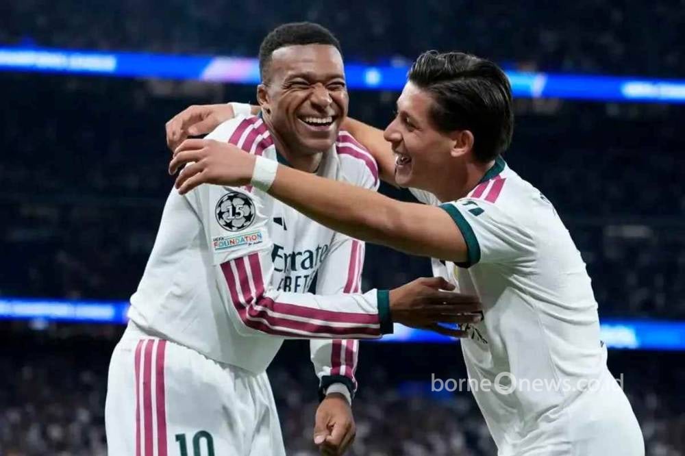 Real Madrid Hajar RB Leipzig 4-1, Mbappe dan Arda Guler Cetak Gol