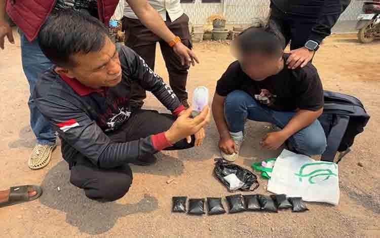 Polres Lamandau Sita 705 Gram Sabu dan 400 Pil Ekstasi, Terduga Kurir Diamankan