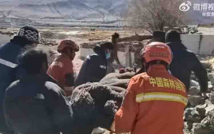 Gempa Tibet Tewaskan 16 Orang, 54 Lainnya Terluka