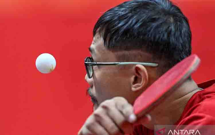 Adyos/Yayang Sabet Perunggu para Tenis Meja Ganda Putra Kelas MD8