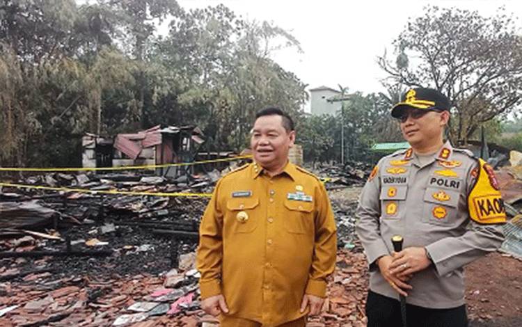 Bupati Kotim Pastikan Pemda Bantu Pembangunan Masjid Al-Muhajirin yang Terbakar