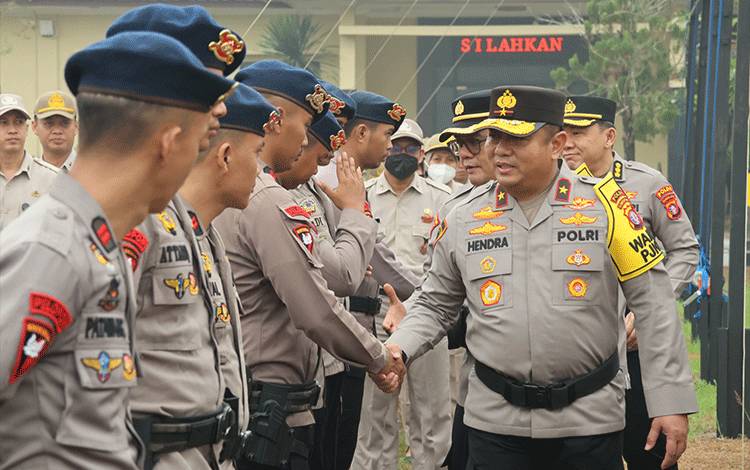 Polda Kalteng Terima 105 Personel dari Mabes Polri