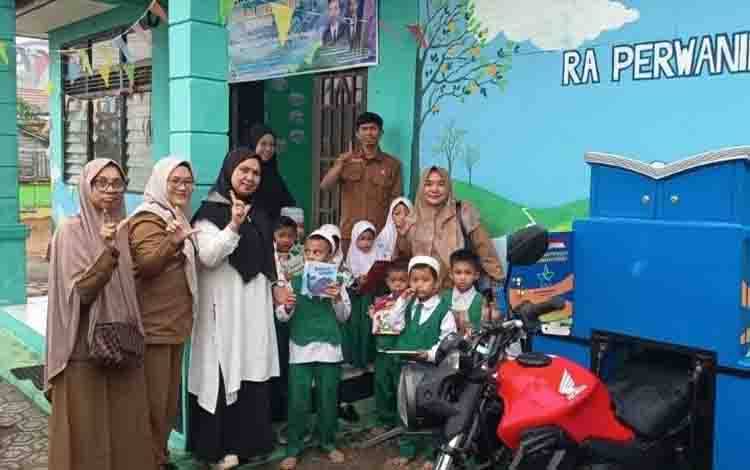 Dispursip Seruyan Hadirkan Motor Perpustakaan Keliling di RA Perwanida Kuala Pembuang