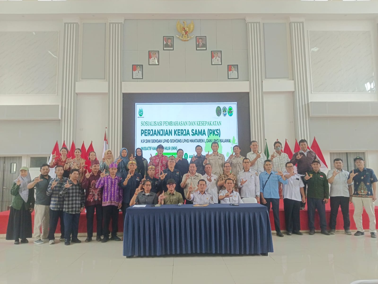 KPSHK dan Tiga LPHD di Pulang Pisau Sepakati Rancangan Kerja Sama Pengelolaan Hutan Gambut