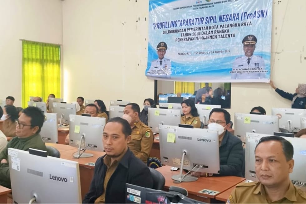 680 ASN Pemko Palangka Raya Ikut Penilaian Potensi dan Kompetensi