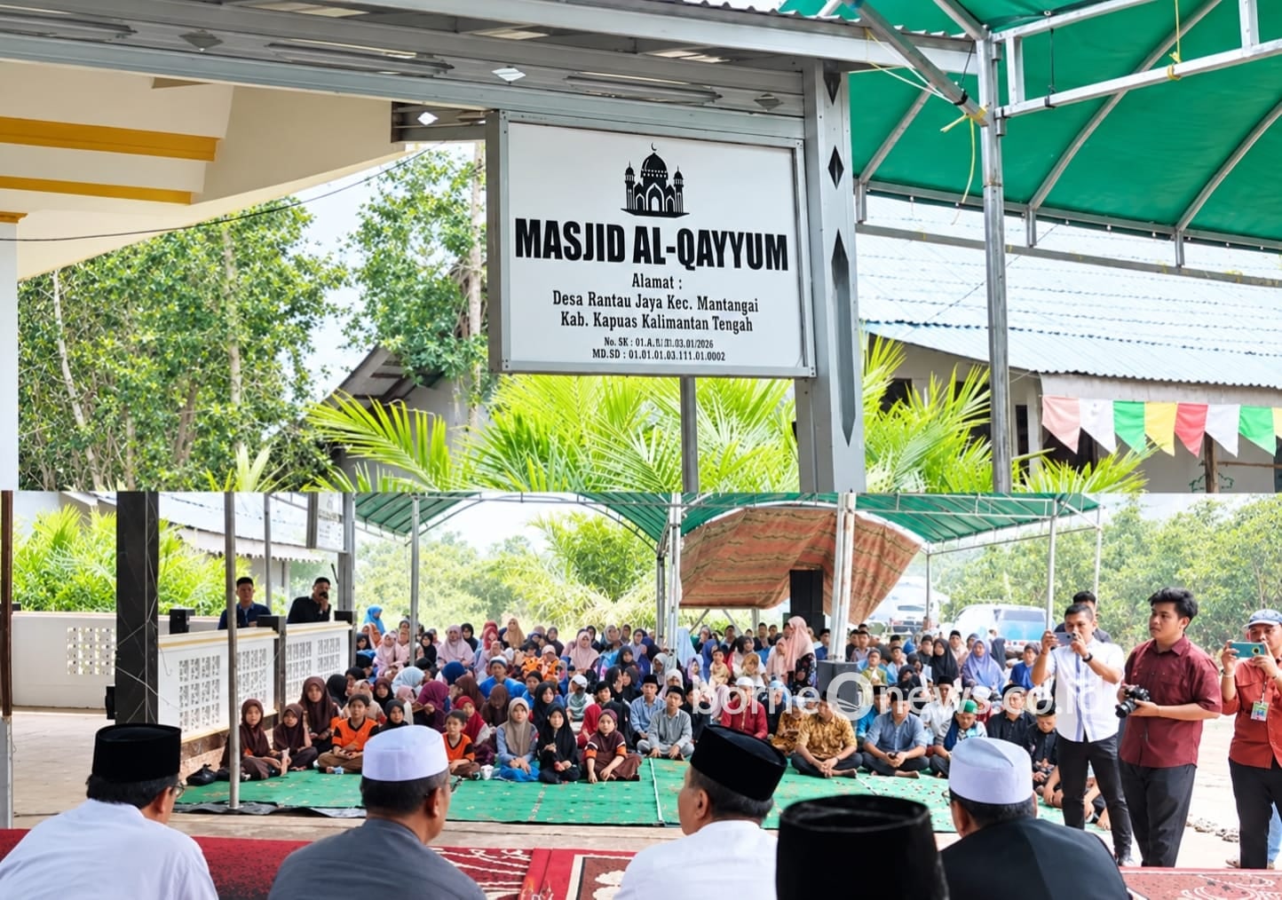 Masjid Al-Qayyum di Rantau Jaya Mantangai Diresmikan