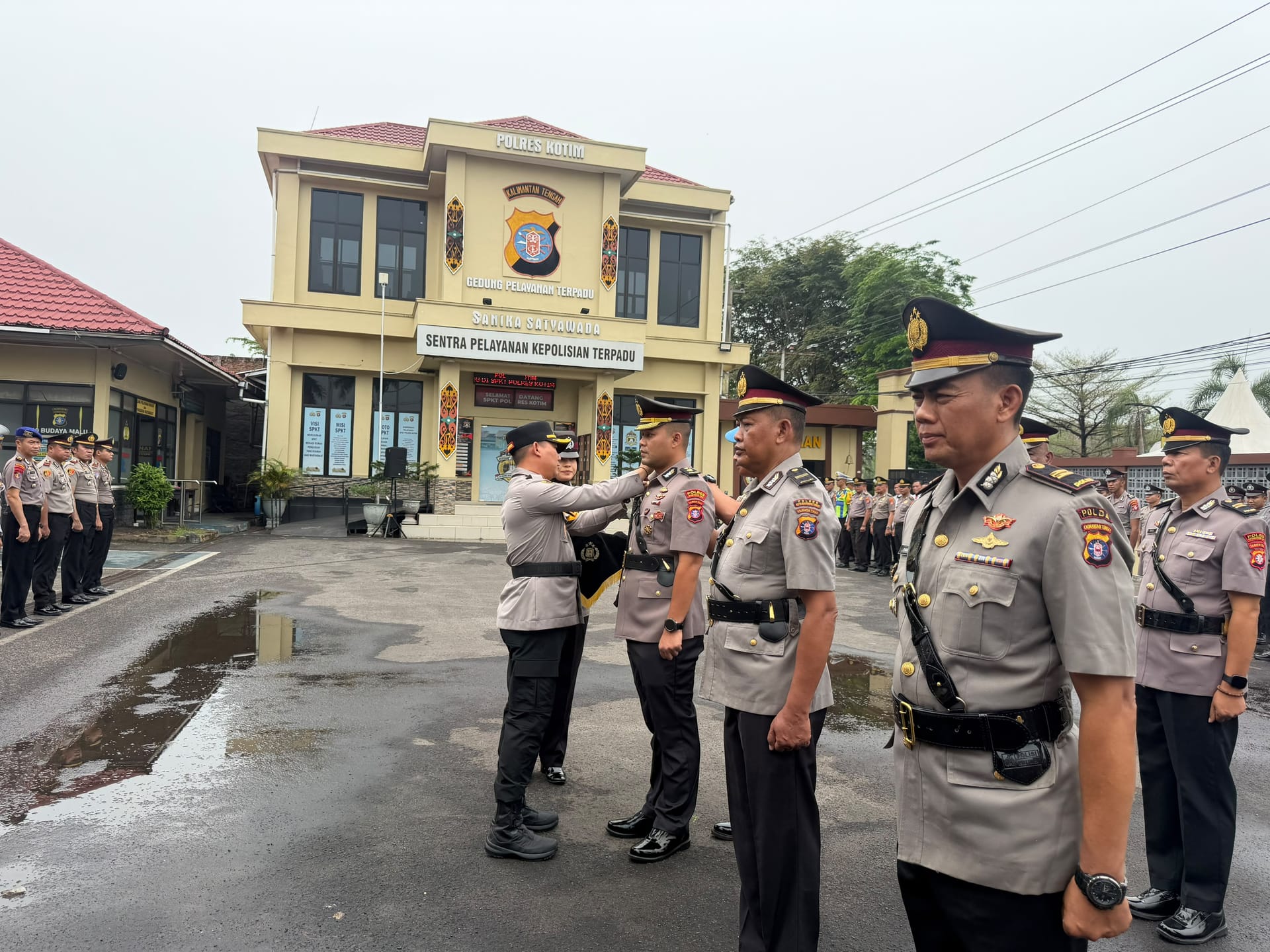 Sejumlah Pejabat Polres Kotim Berganti, Ada Waka hingga 4 Kapolsek