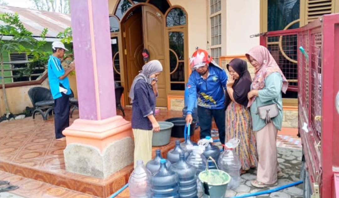 Air Berubah Payau, Kelurahan Sawahan Distribusikan Air Bersih Hampir ke Seluruh RT