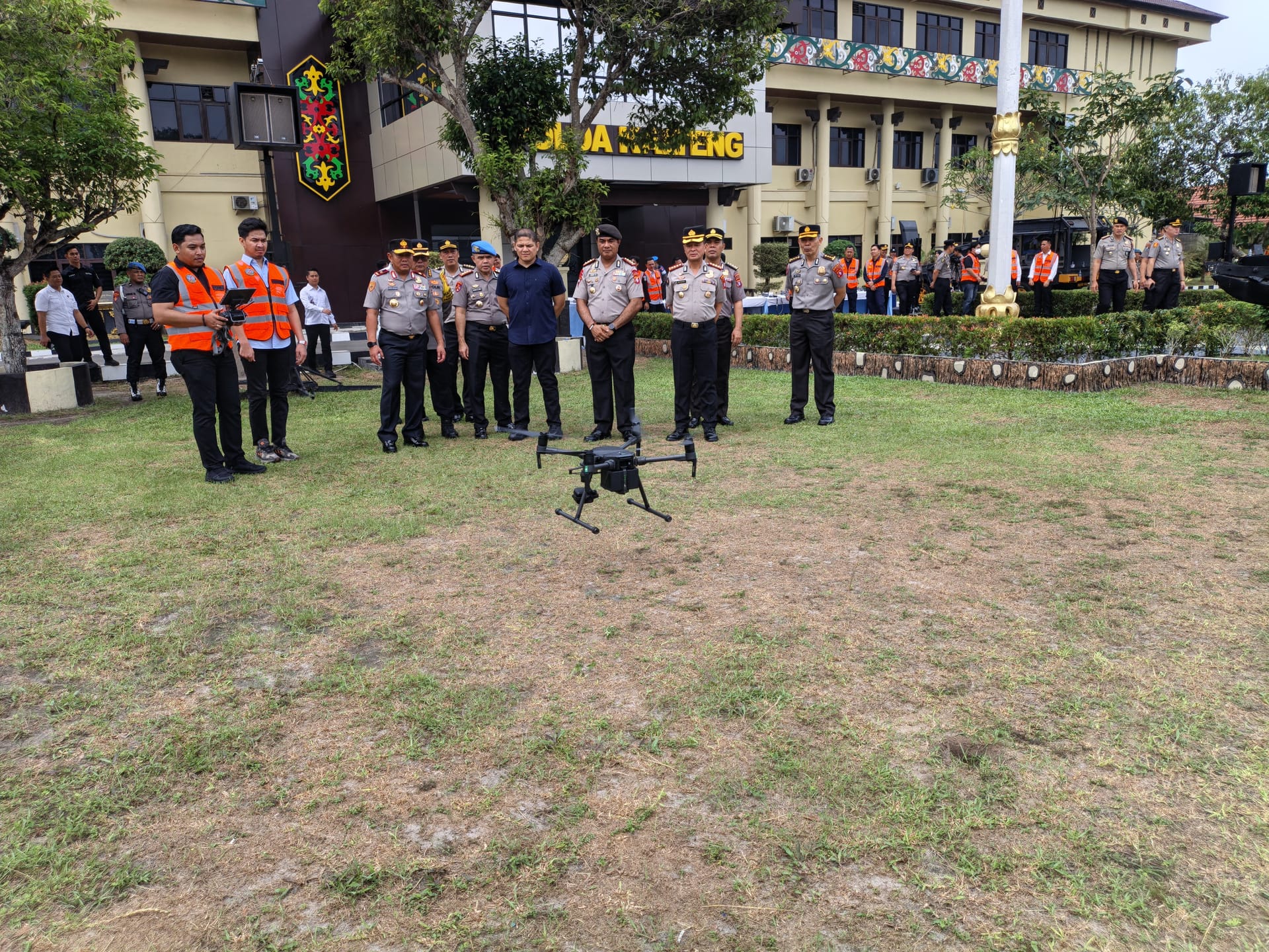 Perkuat Deteksi Dini Karhutla, Polda Kalteng Luncurkan Patroli Drone