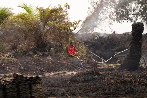 Petugas Sedang Beristirahat
