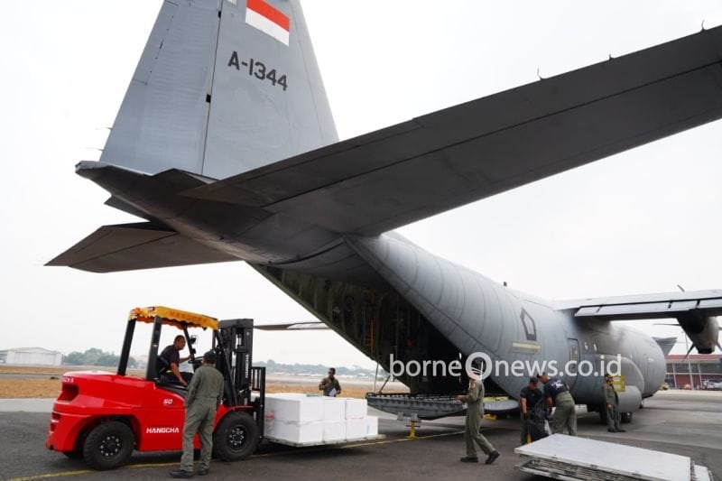 TNI AU Kerahkan 11 Pesawat Angkut untuk Tangani Karhutla