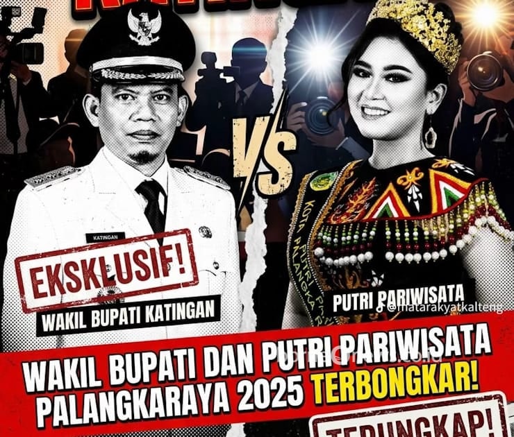 Isu Perselingkuhan Wabup Katingan dan Putri Pariwisata Jadi Perbincangan di Medsos